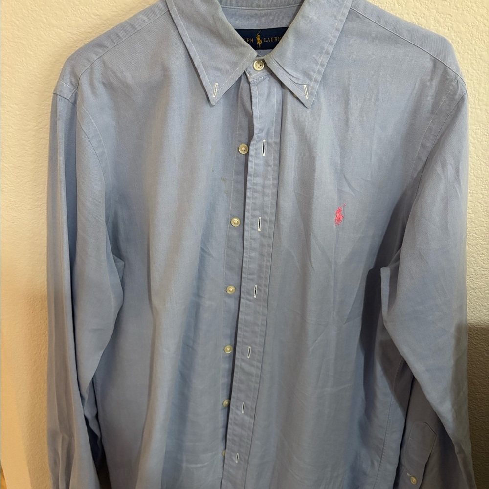 Ralph Lauren Men’s Light Blue Button-Down